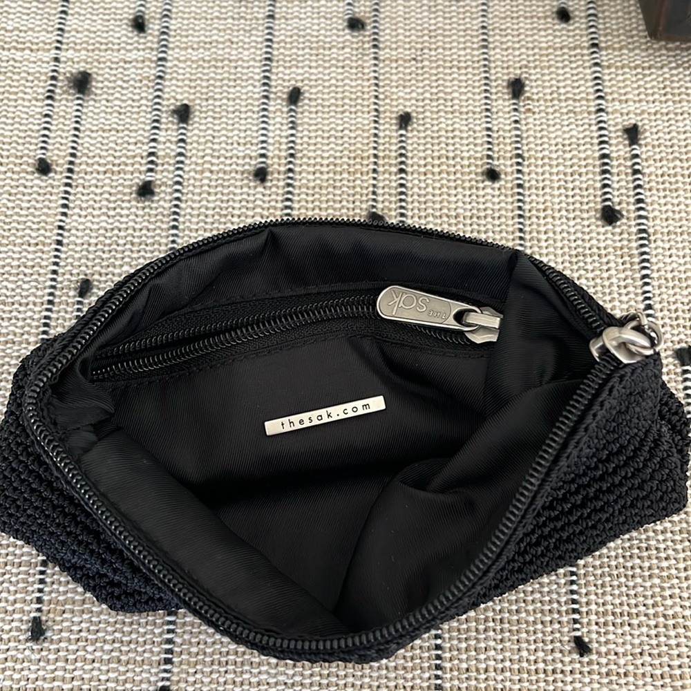 The Sak small woven zippered bag